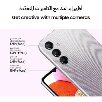 سامسونج جوال جالكسي ايه 14 ال تي اي، ذاكرة تخزين 64 جيجا، ذاكرة رام 4 جيجا سامسونج جوال جالكسي ايه 14 ال تي اي، ذاكرة تخزين 64 جيجا، ذاكرة رام 4 جيجا