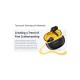 T100 True Wireless Earbuds With AI Noise Cancelling, Black