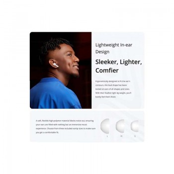 T100 True Wireless Earbuds With AI Noise Cancelling, Black