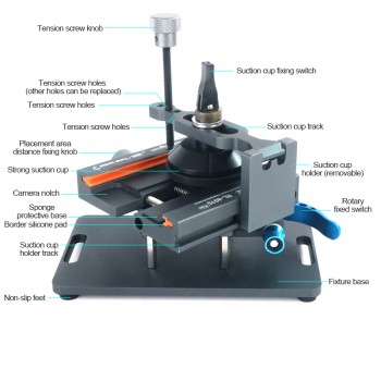 RELIFE RL-601S Plus 2 in 1 360 Degree Rotating Universal Mobile Phone Free Heating Screen